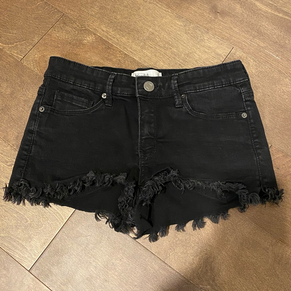 Mudd Black Jean Shorts